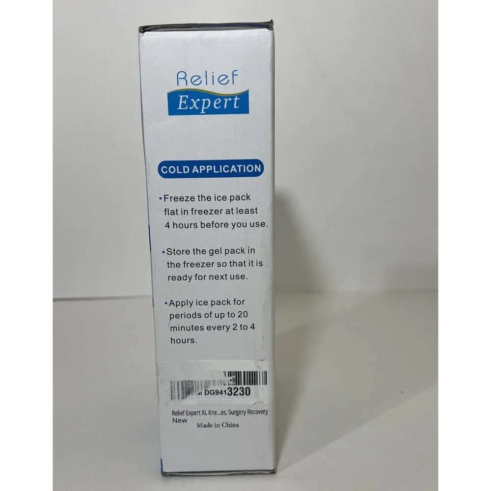 Relief Expert XL Knee Ice Pack Wrap Entire Knee ,‎ Reusable, Durable , Post Op